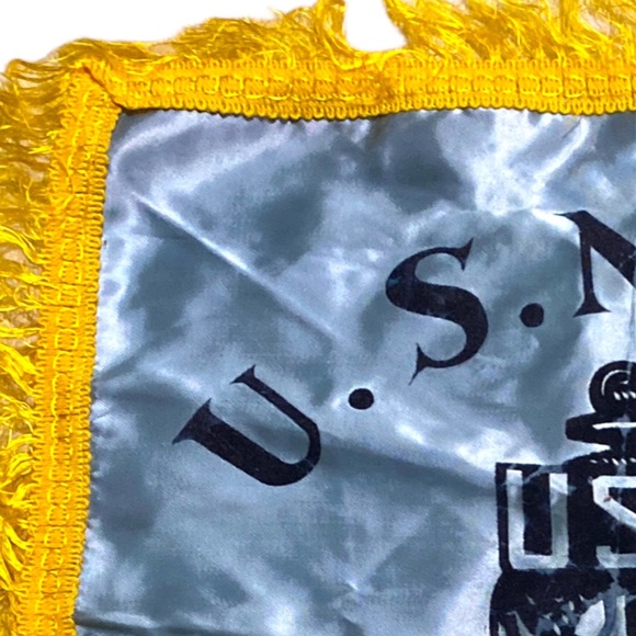 Gently Worn Vintage United States Navy Friendship Pillow Case Sham - Picture 3 of 12